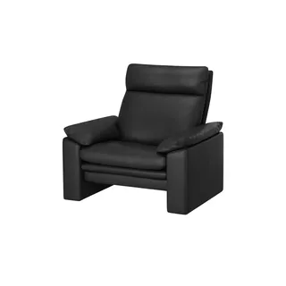 erpo just relax Relaxsessel JR963 Bari Leder 103 x 99 x 85 cm Schwarz