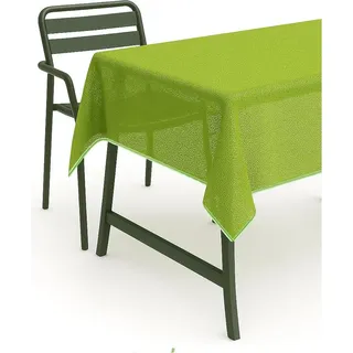 texpot Tischdecke Gartentischdecke Schaum PVC Weichschaum (1-tlg) grün Rund | 160 cm x 160 cm