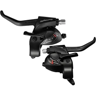 Shimano Tourney TX800 3x8-Speed Brake/Shift Lever Set Black by