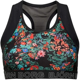 Björn Borg Damen Unterwäsche Solids Mira M Sport-BH Damen - Rot, Schwarz, XS, 18411147
