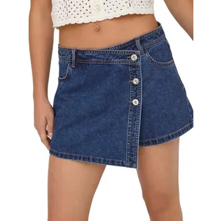 Only A-Linien-Rock Damen Blau M