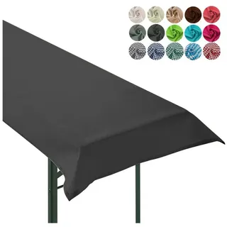 heimtexland Tischdecke Bierzeltgarnitur 90 x 240 cm Schwarz