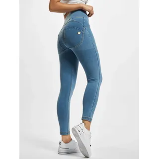 lässige Freddy Damen Jeans Skinny Fit Stretch Reißverschluss mit Baumwolle Blau - XL