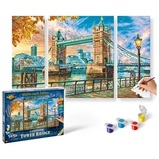 Schipper Malen nach Zahlen - Motiv Gruppe Triptychon - London Tower Bridge