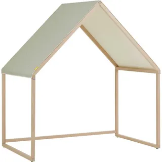 PAIDI Betthimmel LITTLE DOTTIE, Spielhaus-Dach in verschiedenen Farbvarianten, 100% Baumwolle, waschbar, einfache Anbringung grün