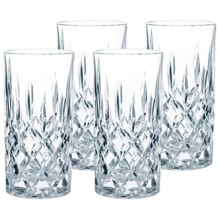 Nachtmann Longdrinkglas »Noblesse Longdrinkgläser 375 ml 4er Set«, Glas weiß