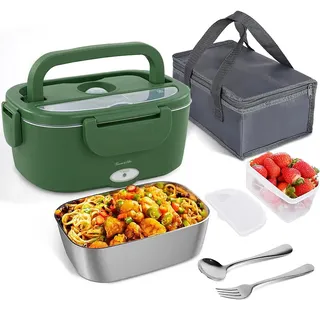 Elektrische Lunchbox für warmes Essen, 1,5 l, 80 Watt, 230/24/12 Volt