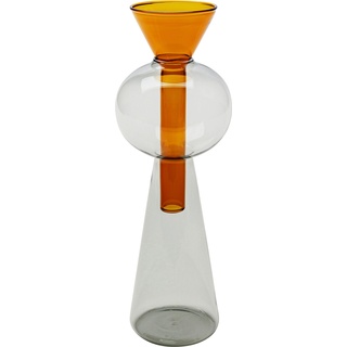 KARE DESIGN Vase 2-tlg AMORE orange  orange Blumenvase Blumengefäß - orange