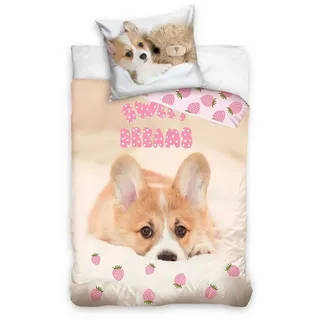 Carbotex Bettwäsche Hunde Dogs Bettwäsche 135 x 200 cm