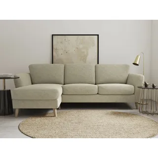OTTO home Eckcouch Polyester L-Form 2-Sitzer Braun