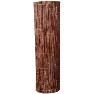 UNUS Sichtschutzmatte Weide 90x500 cm Sichtschutz Zaun für Terrasse Balkon und Garten Windschutz