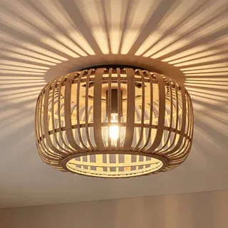 LINDBY Canyana 1 flammig Holz braun