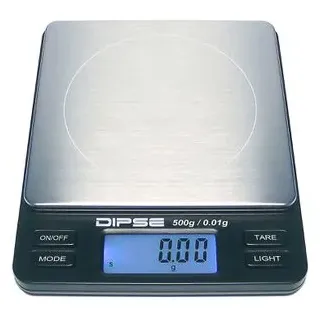 Dipse Digitalwaage TP-500, 6099, bis 500g mit Abschaltautomatik, Teilung 0,01g