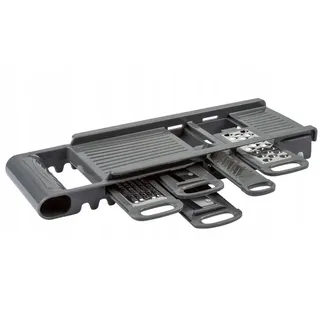 ERNESTO® Multireibe, 7-teilig, Edelstahlklingen (grau) -