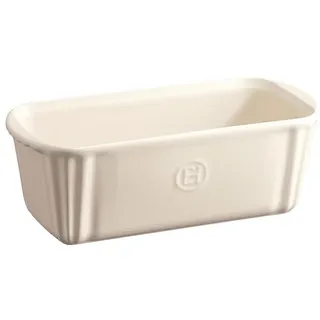 Emile Henry Kleine Kuchenkastenform, Backform, Weiss