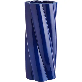 BUTLERS Deko-Vase aus Steinzeug 30cm -Twist- Moderne Dekoration für Wohnzimmer und Tischdeko | Blumenvase für Tulpen, Rosen, Pampasgras oder Trockenblumen