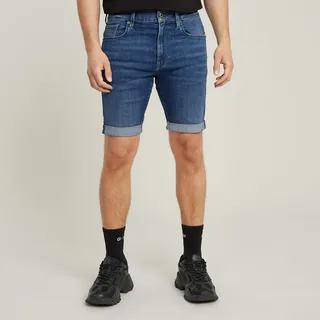 G-Star 3301 Slim Jeans-Shorts Blau 33