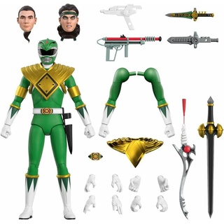 Super7 Mighty Morphin Power Rangers figurine Ultimates Green Ranger 18 cm
