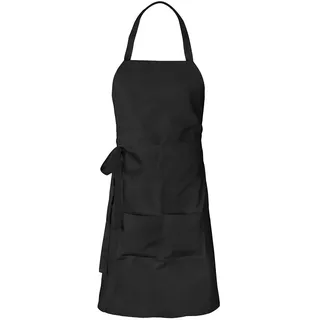 TEXXILLA Vario Schürze aus 100% Baumwolle. Größe: ca. 64 x 80 cm, schwarz
