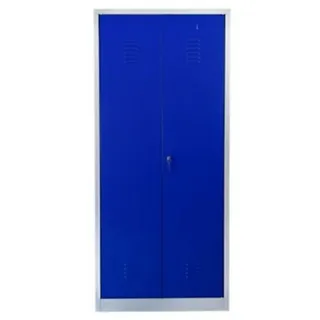 PROREGAL® Spind Metallspind Flamingo, HxBxT 180x60x50cm, Vorhängeschloss, Grau grau 80 cm x 180 cm x 50 cm