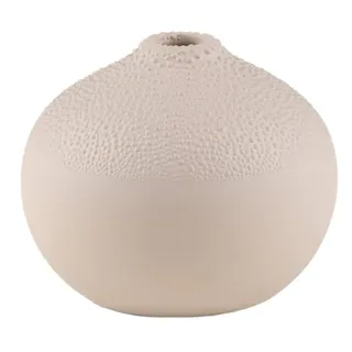 Perlenvase Design 1B, Creme