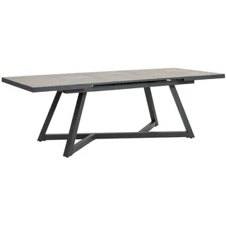 Dehner Ausziehtisch Monaco, ca. B190-250/H77/T100 cm, Anthrazit, Grau