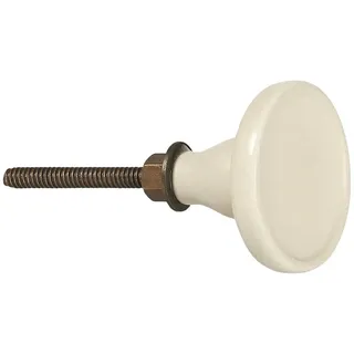 IB Laursen Griff Keramik, L 6 cm, Ø 4 cm, creme