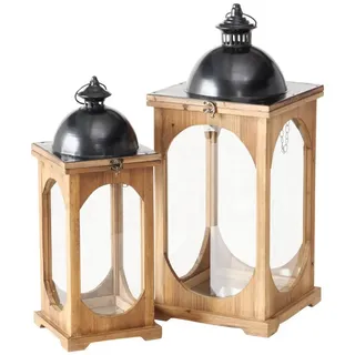 BOLTZE GRUPPE Kerzenlaterne Laternen für den Innenbereich MELIRA, H. 50-61 cm, 2er-Set (Laterne)