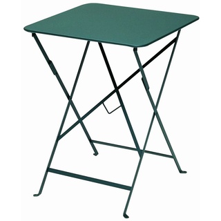 Fermob Bistro Tisch, quadratisch, faltbar cm. 57 x 57 Stahl Struktur zederngrün Farbe