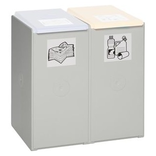 VAR Müllsackständer 3801, 2-fach, aus Kunststoff, für 2x 40 Liter