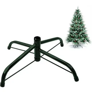 Weihnachtsbaumständer Faltbarer Christbaumständer Metall Gummifüße