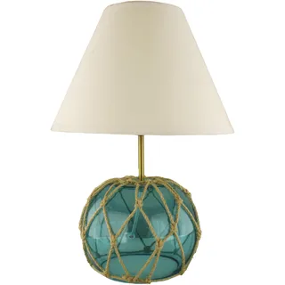 Sea-Club Leuchte - Fischerkugel Schirmlampe Glas H=44cm Ø=30cm