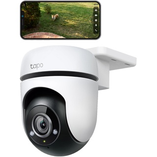 TP-Link Tapo C500 WLAN Überwachungskamera Außen, 360° Sichtbereich, 1080p Auflösung, Bewegungserkennung, Nachtsicht bis zu 30 m, Zwei-Wege-Audio, Kompatibel mit Alexa & Google