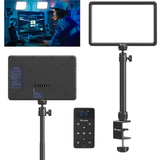 ULANZI K20 Key Light LED Videoleuchte mit Fernbedienung, Professionelles Studio LED Panel mit 600 Lumen und 10W, 11" Video Licht Dimmbare 2500K-9000K, für YouTube/Live Streaming