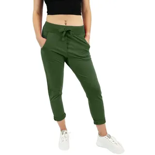 Wendy Trendy Jogger Pants Damen Jogger Hose Baggy in vielen verschiedenen Farben grün S