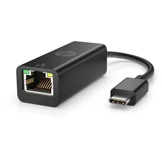 HP USB-C auf RJ45 10 cm Schwarz