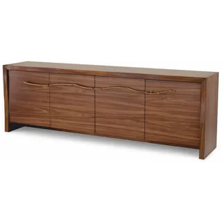 Casa Padrino Luxus Sideboard Braun / Bronze 240 cm - Wohnzimmer & Hotel Möbel