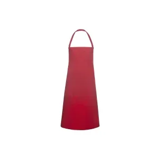Karlowsky Fashion Karlowsky Basic Latzschürze 75 x 100 cm BLS 3 PURE 65% Polyester/35% Baumwolle, rot