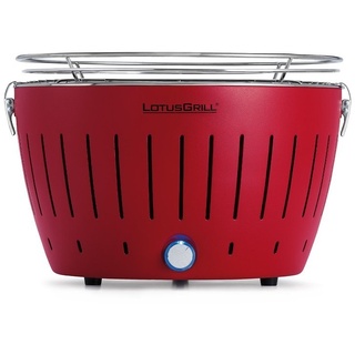 LotusGrill Holzkohlegrill LotusGrill Classic Feuerrot G340 Holzkohlegrill Tischgrill raucharm
