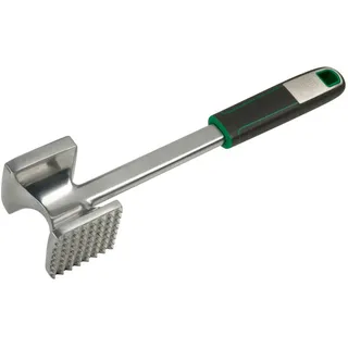 Chefkoch+Fackelmann Fleischklopfer Bonn, Edelstahl, Metall, 26 cm, schadstofffrei, Kochen, Küchenhelfer, Fleischklopfer