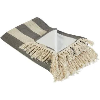 Beliani Picknickdecke MOUZA beige 200 x 200 cm