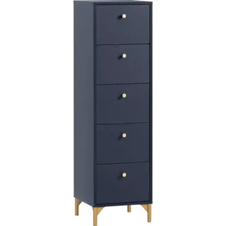 Schildmeyer Kommode Alfa 40 x 142 x 40 cm Nachtblau