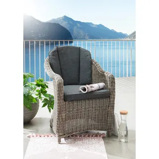 Destiny Gartensessel MALAGA 62 x 47 x 83 cm grau 2 St.