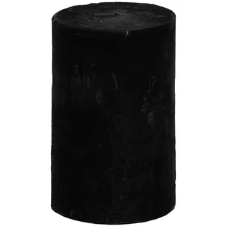 Stumpenkerze durchgefärbt Ø 10 cm x 15 cm (Schwarz)