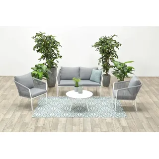 Garden Impressions Madone Loungeset weiß/hellgrau