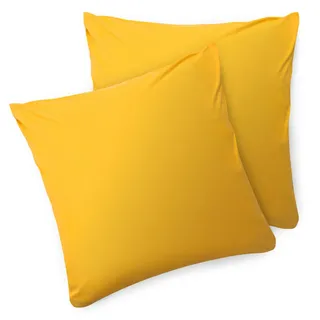 Blumtal Kissenbezug, Gelb, Textil, Quadratisch, 80x80 cm, Wohntextilien, Bezüge, Kissenbezüge