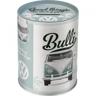 Spardose Volkswagen Bully retro-Design Durchmesser ca. 10 cm Höhe ca. 12 cm