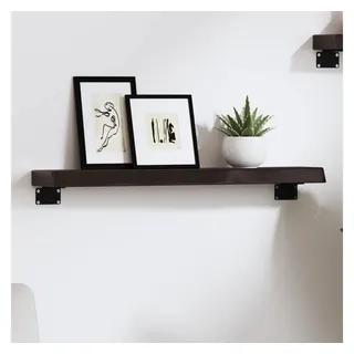 vidaXL Wandregal 60 x 10 x 4 cm Dunkelbraun