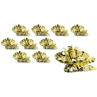 IDENA Baumkerzenhalter 31893 Metall Gold