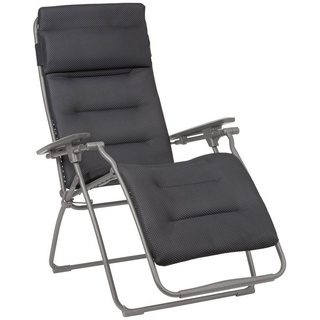 Lafuma Gartenliege Relax-Liegestuhl BE COMFORT EVELUTION XL, Grau, 1 St., Bezug aus Batyline, Stahlrahmen, Verstellbare Rückenlehne grau
